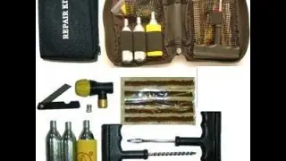 Riparare un pneumatico con il kit da viaggio per moto