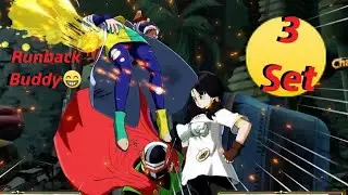 DBFZ 3 Set Runback 🌮 Cell LabCoat 21Trunks vs 🧰 SS Vegeta Zamazu SS4 Gogeta