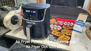 Air Fryer Potato Skins Oct 12th 2024 #airfryer #cooking #recipes #crow #howtovideo #cookingvlog
