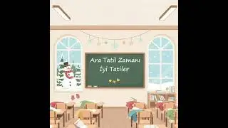 Hareketli Dijital Karne Fonu | Dijital Pano & Etkileşimli Pano | 1 Saat | Okullar İ&ccedil;in |