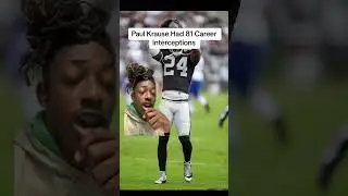 Paul Krause Had 81 Career Interceptions In The NFL!! #nfl #paulkrause #washingtonredskins #football