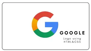 Google Logo using HTML | CSS | 