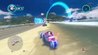 Sonic & All-Stars Racing Transformed (Wii U) - Outrun Bay [S-Class Custom Race #1]