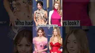 Who had the best Emmys look? ✨👗#Emmys2025 #jennaortega #SydneySweeney #Lisa #hunterschafer #celeb