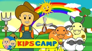 Old MacDonald had a Farm With Farm Animals + More Nursery Rhymes And Kids Songs by KidsCamp