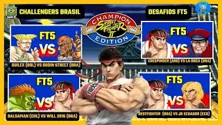 PLAYERS DO BRASIL VS OUTROS PLAYERS SULAMERICANOS - STREET FIGHTER 2 CHAMPION EDITION