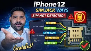iPhone 12 SIM Jack Ways | SIM Not Detected Fix | Schematic Diagram & Circuit Solution