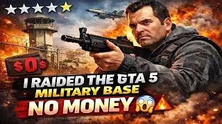 I Raided the GTA 5 Military Base With NO MONEY 😱