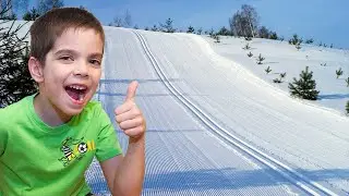 долгая прогулка на лыжах