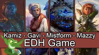 Three blue decks and Mazzy walk into a bar.... Kamiz vs Gavi vs Mistform vs Mazzy #edh #cmdr game
