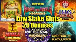 26 Bonuses, Millionaire Megaways, Monopoly Deluxe, Rock The Reels Super & So Much More