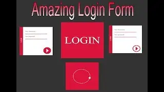 Amazing Animated Login Form With HMTL5 & CSS3 & jQuery Part 2