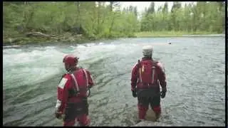 Tech Rescue team practices water rescue in Washougal River