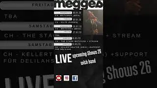 Erste Tourdaten 26  #megges #live #26 #2026 #konzerte