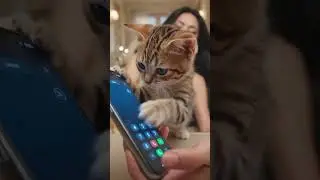 cute baby cat helped the actress #riojivlog