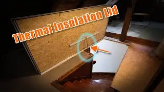 Insulating a Loft Stair with a Motorized Lid | Linear Actuator & Geometry Explained
