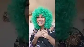 Spring Color! Green Custom Color on AMAZON WIG 💚✅😍 #trending #fyp #wigs #greenhair #wiginfluencer