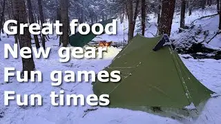 I Took a Game Console Backpacking in 15&deg;F Winter Conditions
