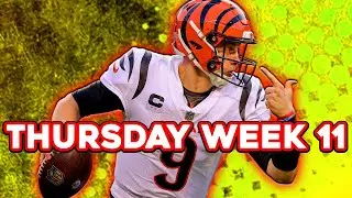 NFL DraftKings Picks + FanDuel NFL Week 11 Thursday Night Football TNF Showdown!