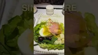 BUSINESS class MEALS ⭐️ FULL review &mdash; part 2/2 #singaporeairlines #businessclass #inflightmeal
