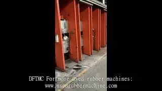 Used rubber conveyor belt curing press(production line) for sale with heating platen size 1.2x10m
