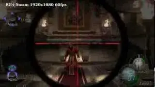 RESIDENT EVIL 4 Ultimate HD Edition - PC STEAM - Water Room Combat - 60fps