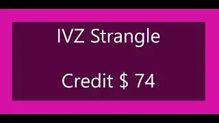 IVZ 8 Dec Ivesco Ltd Short Strangle