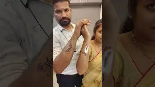 couple name tattoo by Prakash tanwar at @tattoowriters