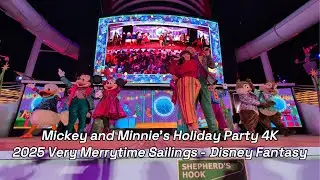 Mickey and Minnie's Holiday Party 4K - 2025 Very Merrytime Sailings - Disney Fantasy Cruise