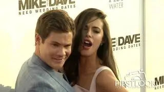 Chloe Bridges and Adam Devine at Mike And Dave Need Wedding Dates LA premiere