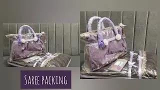 saree packing | How to do saree packing for wedding | wedding packing | beautiful purse style saree