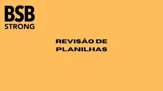 Revis&atilde;o de planilhas | mar&ccedil;o 2022