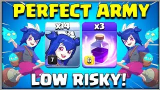Perfect Army | New Broom Witch Smash TH12 Attack Strategies 2024 in Clash of Clans
