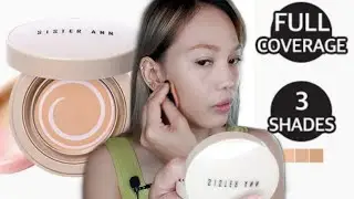 SISTER ANN PINKHOLE JELLY COVER PACT REVIEW | kbeauty #sisterann #maskproofmakeup #foundationreview