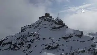 Şebinkarahisar'da kar manzaraları