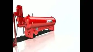 Agitated Horizontal Vacuum Degasser