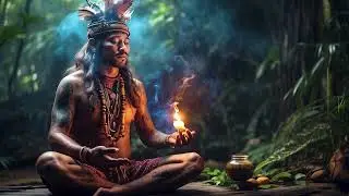 Ayahuasca Experience Trip with Psychoactive Frequency Music 🧘🏻 Shaman Meditation / Spirit Guide 2099