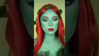 3/15 POISON IVY 🍃 #makeup #makeuptransition #halloweenmakeup