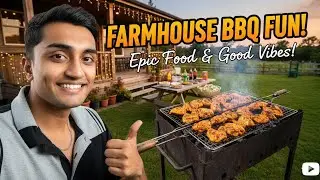 THE ULTIMATE FARMHOUSE BBQ IN HYDERABAD! 🍖🔥 (Moinabad Vibes)