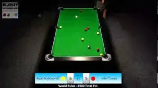 MoneyMatch: Ryan Bodsworth v John Towey - English 8 Ball, World Rules.