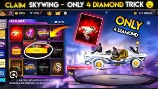 New sky wing free me mil gaya New tricks only one spin.........#new #freefire #tricks #trending