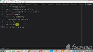 class JavaScript 8 - javascript syntax (mathematical operators)