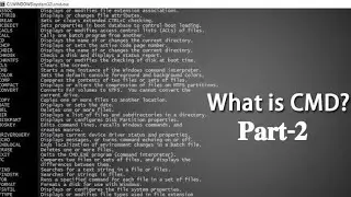 What is command prompt / command prompt tutorials (part-2)