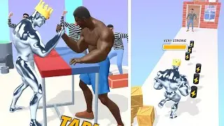 Muscle Rush - All Levels and All Skins Of Heroes #Shorts