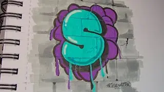 How to Draw Graffiti Letters Easy S Drawing Colouring Markers 