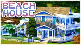 RENOVATED BEACH HOUSE 🌊 MsGryphi's Shell Challenge || The Sims 4: Speed Build (No CC)