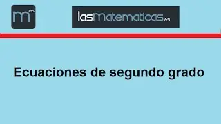 Ecuación de segundo grado sin fórmula