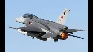 Turkish F -16D Low Pass - Anatolian Eagle 2022