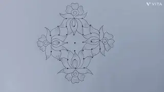 Pongal special rangoli design 🌼🌺 chukkala muggulu 🌺 🌼 easy kolam design 