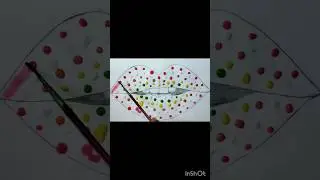 dot colour painting #art#colour#drawing